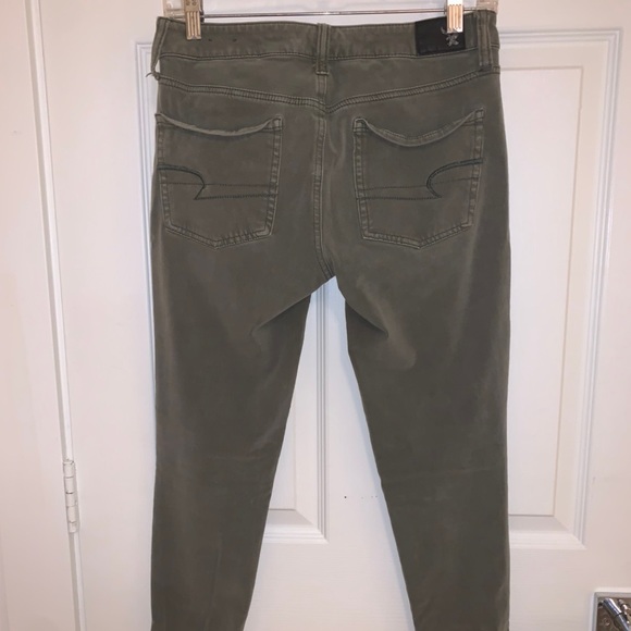 American Eagle Army Green Jeans - Picture 4 of 4